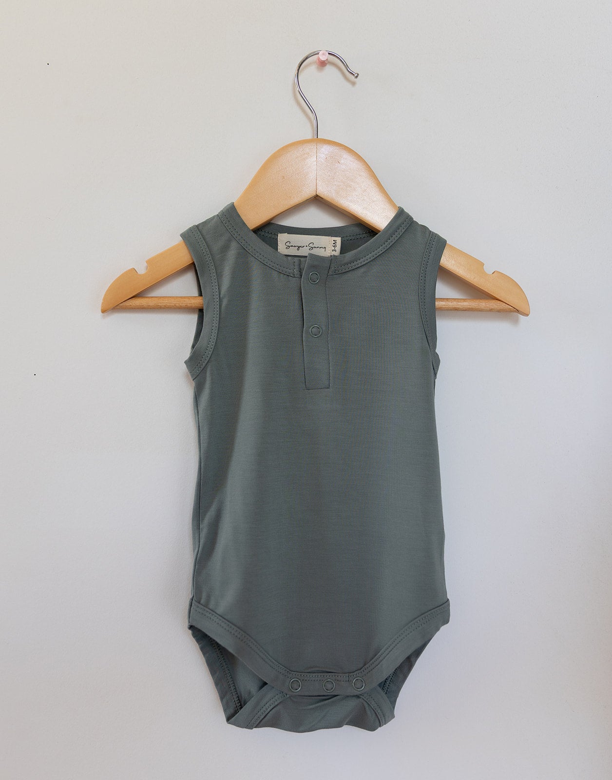 Sawyer + Sunny - Bamboo Short Sleeve Bodysuit (Baltic)