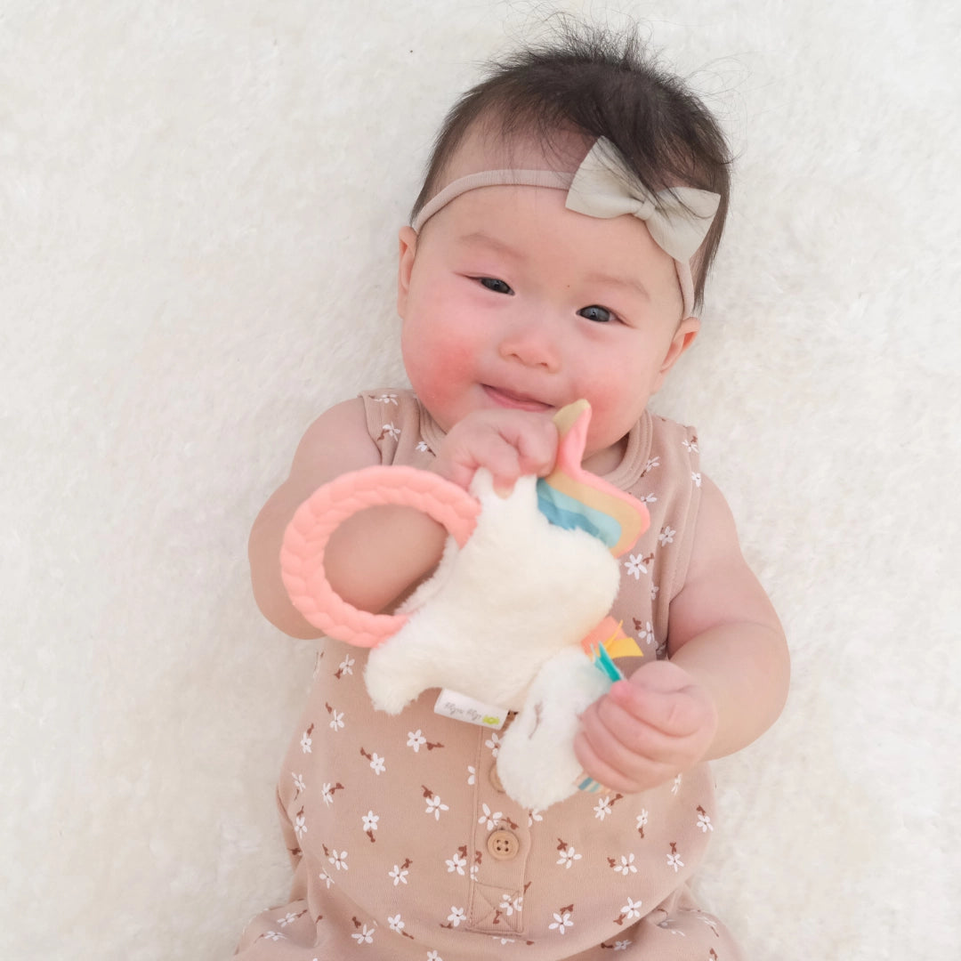 Ritzy Rattle Pal Plush Rattle Pal with Teether (Unicorn)