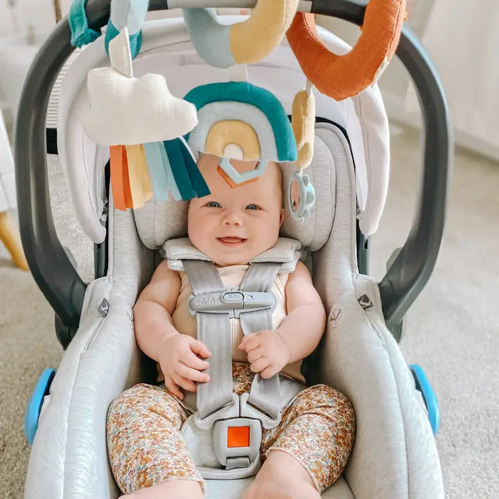 Itzy Ritzy - Spiral Car Seat Activity Toy (Rainbow)