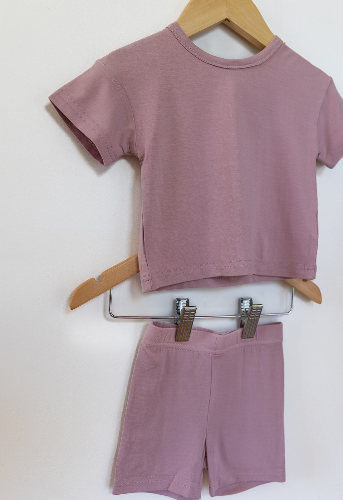 Sawyer + Sunny - Bamboo Short Set (Plum)