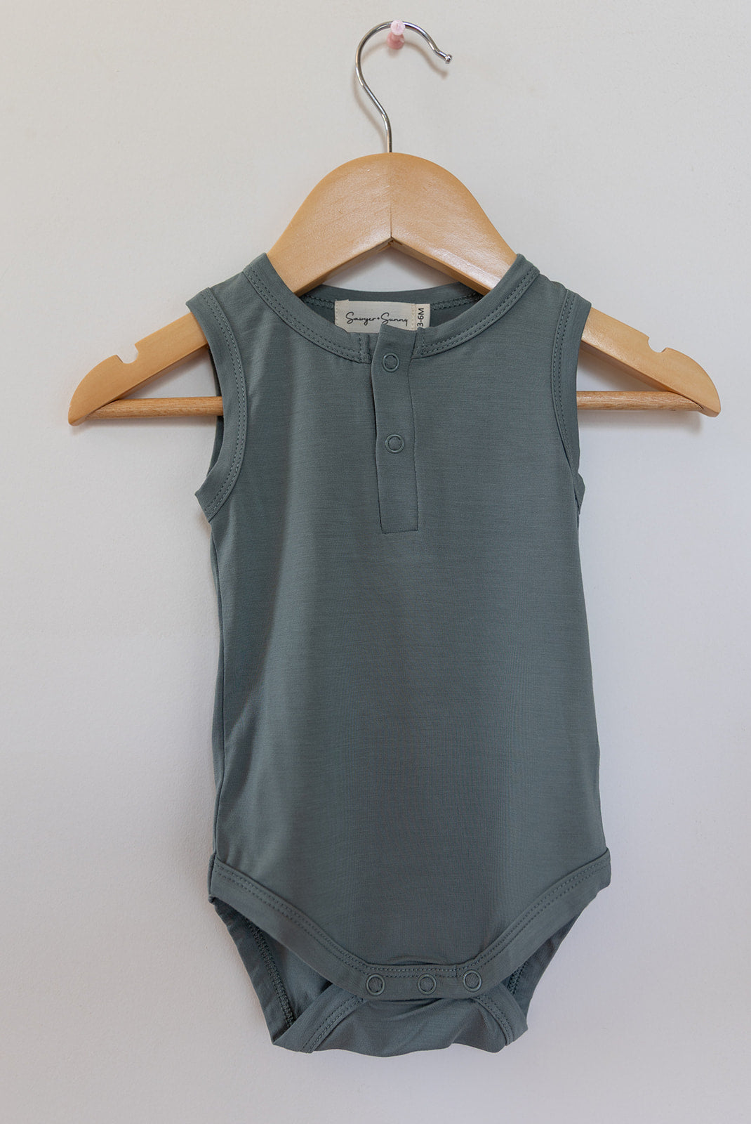 Sawyer + Sunny - Bamboo Short Sleeve Bodysuit (Baltic)