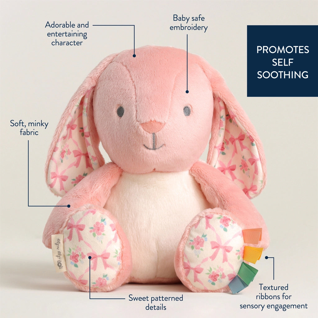 Itzy Ritzy - Sweetie Snuggles Plush (Pink Bunny)