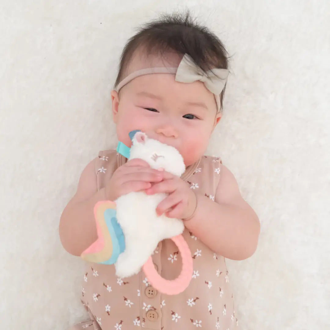Ritzy Rattle Pal Plush Rattle Pal with Teether (Unicorn)