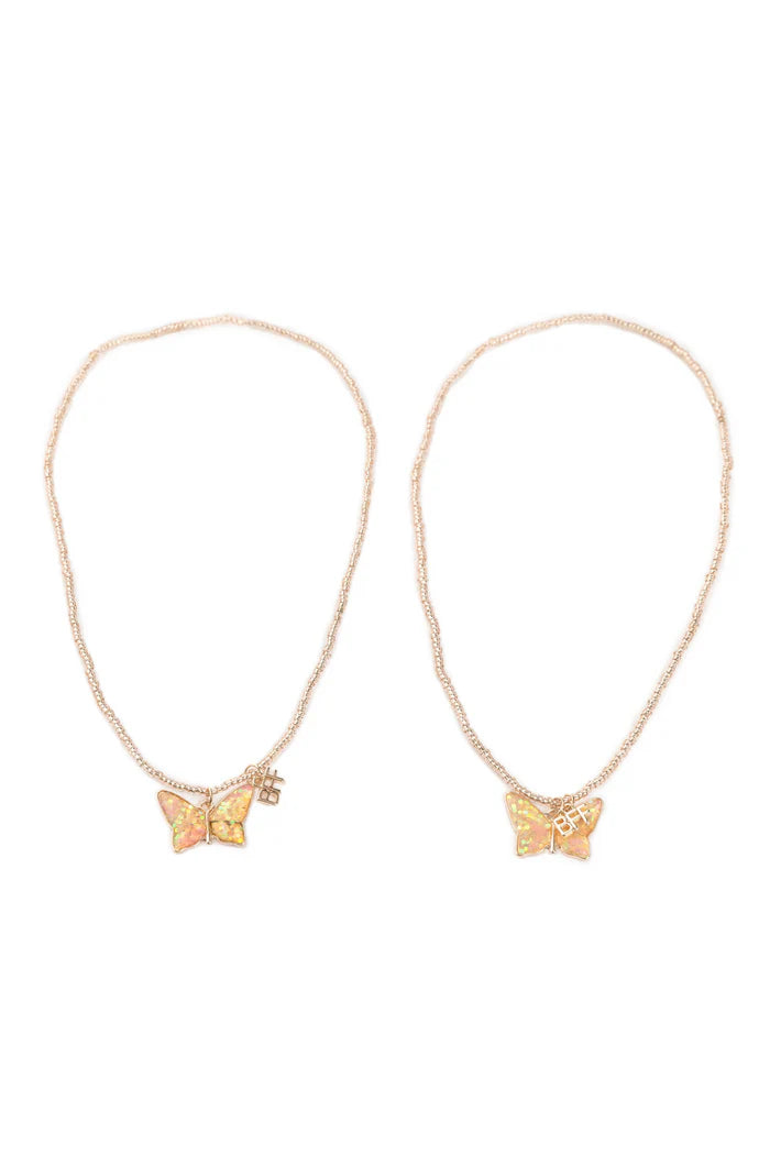 Great Pretenders - BFF Butterfly Share & Tear Necklace