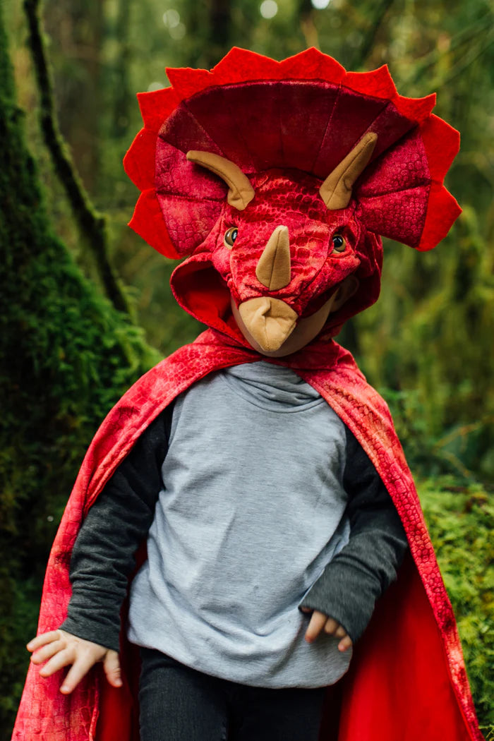 Great Pretenders - Triceratops Hooded Dinosaur Cape