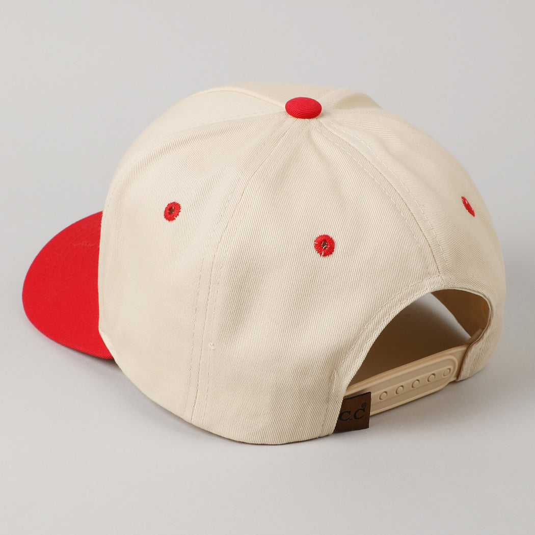 Mother Upside Down Lettering - Hat (Red)