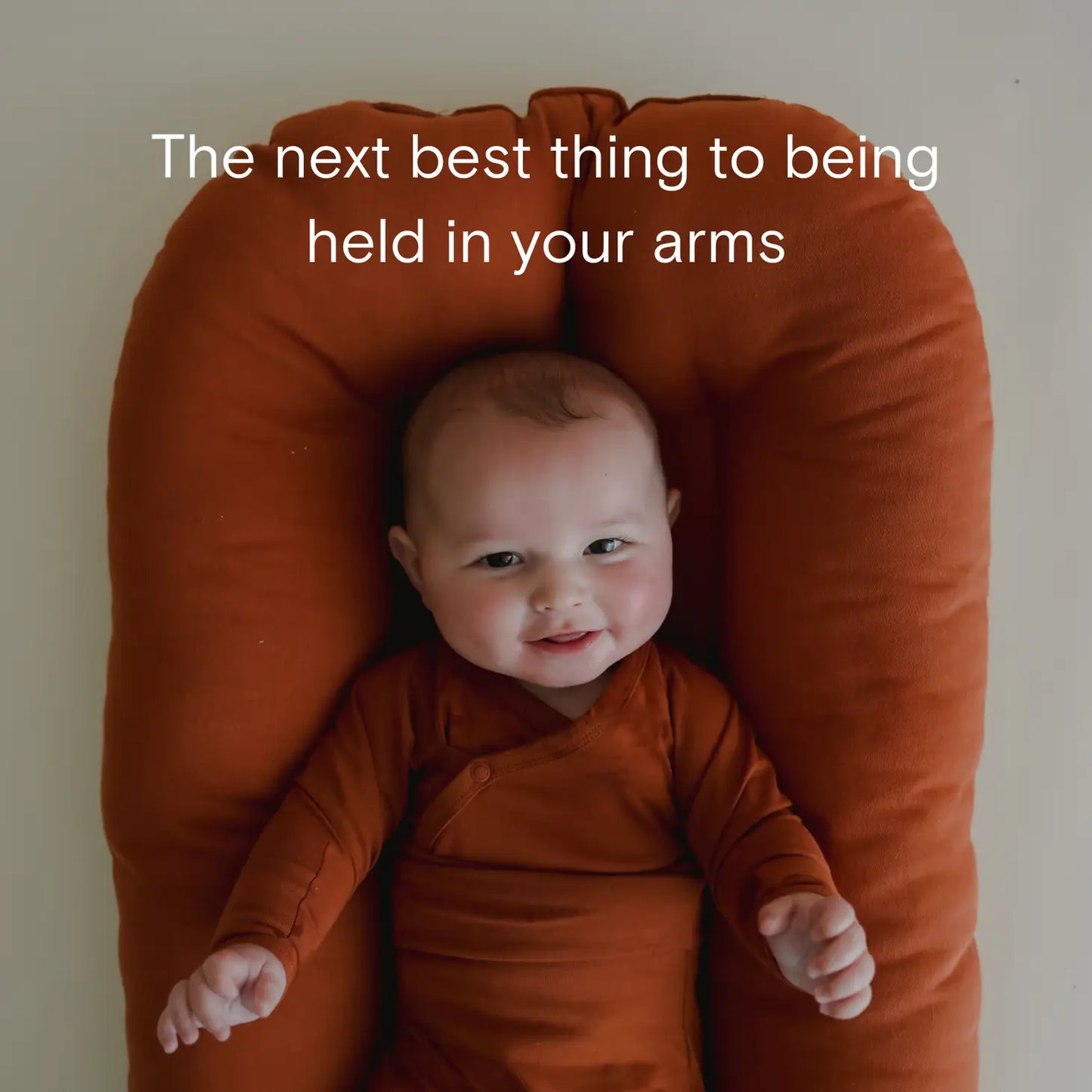 Snuggle Me Organic - Infant Bare Lounger (Gingerbread)