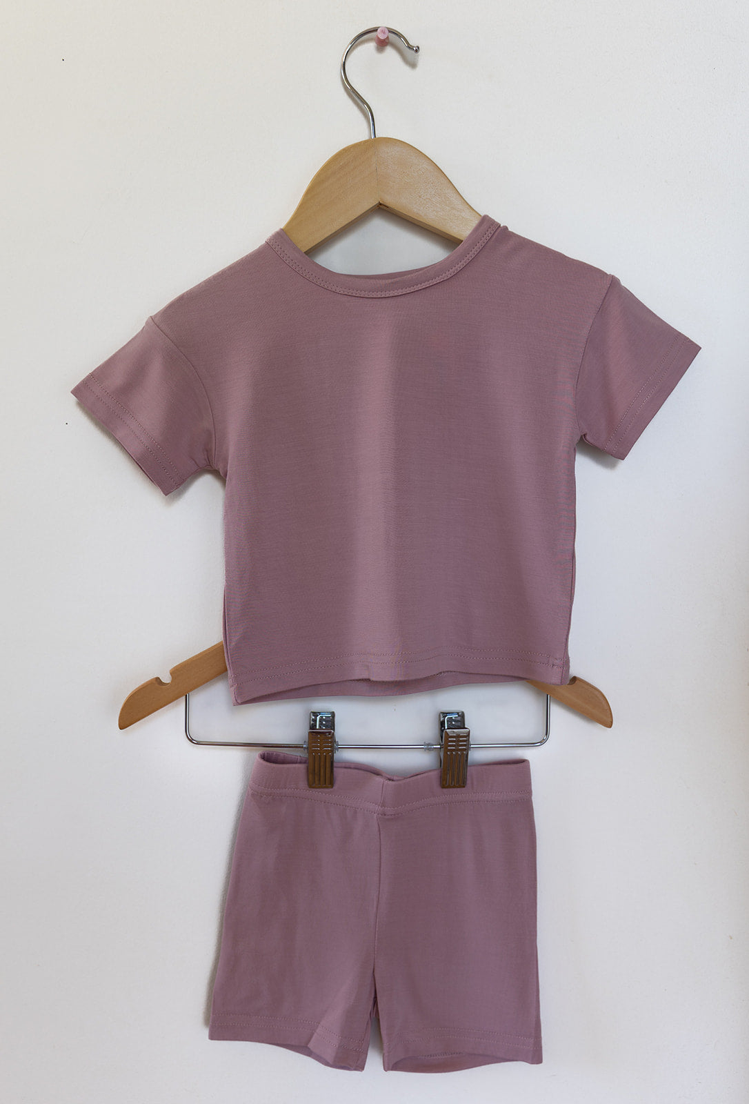 Sawyer + Sunny - Bamboo Short Set (Plum)