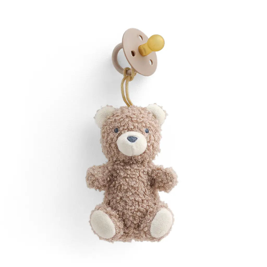 Bitzy Pal - Natural Rubber Pacifier and Plush (Bear)