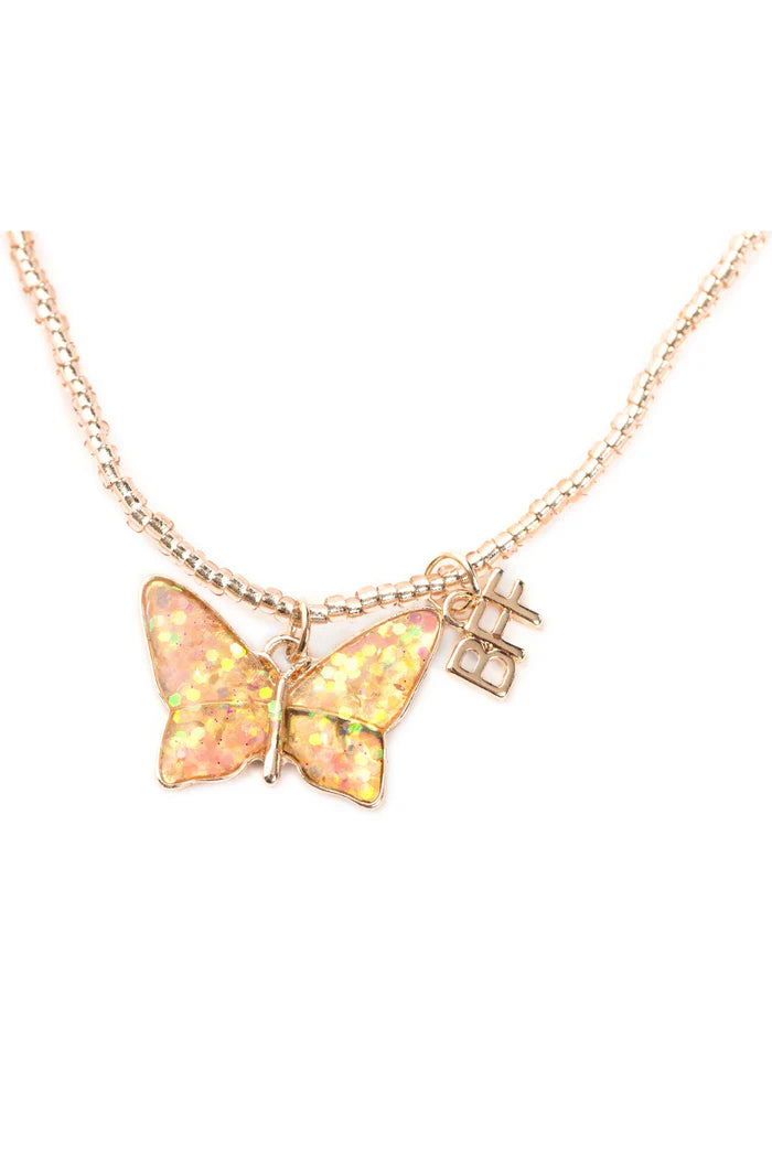 Great Pretenders - BFF Butterfly Share & Tear Necklace