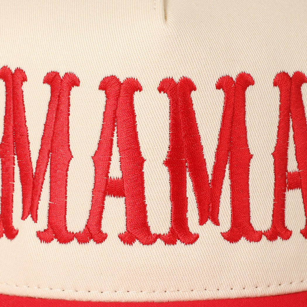 Mama Typographic - Hat (Red)