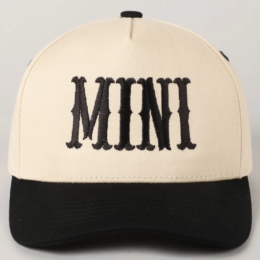 Mini Typographic - Hat (Black)