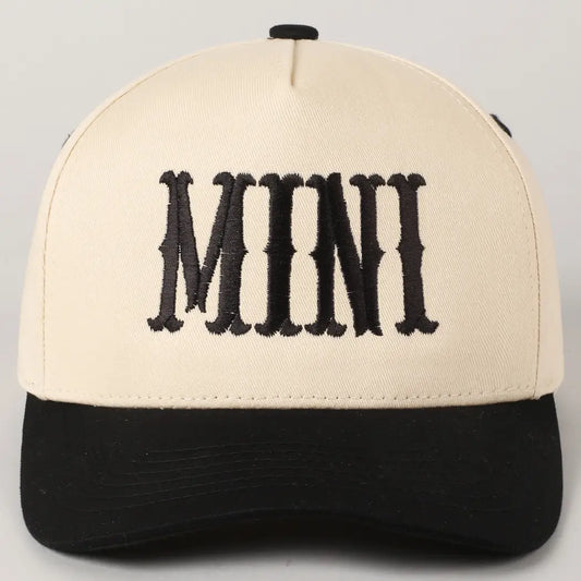Mini Typographic - Hat (Black)