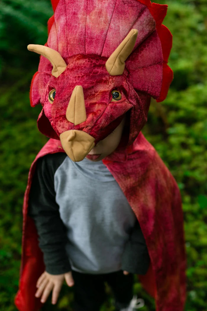 Great Pretenders - Triceratops Hooded Dinosaur Cape