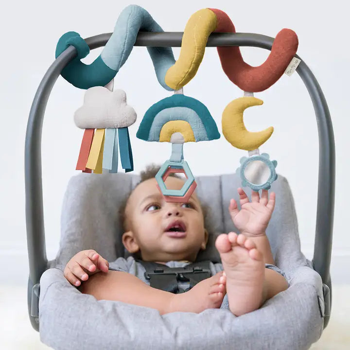 Itzy Ritzy - Spiral Car Seat Activity Toy (Rainbow)