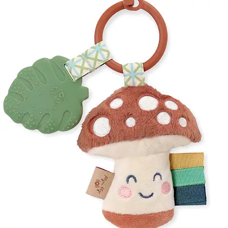 Itzy Ritzy Pal - Plush + Teether (Mushroom)