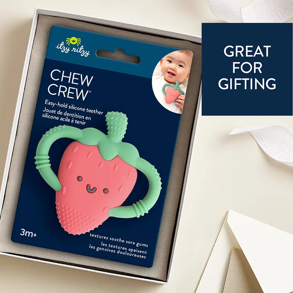 Itzy Ritzy - Strawberry Teether