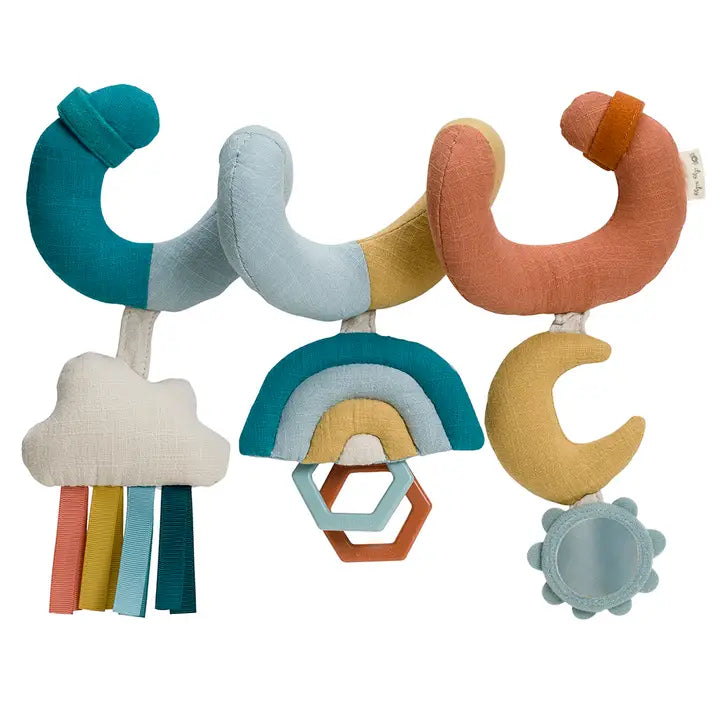 Itzy Ritzy - Spiral Car Seat Activity Toy (Rainbow)