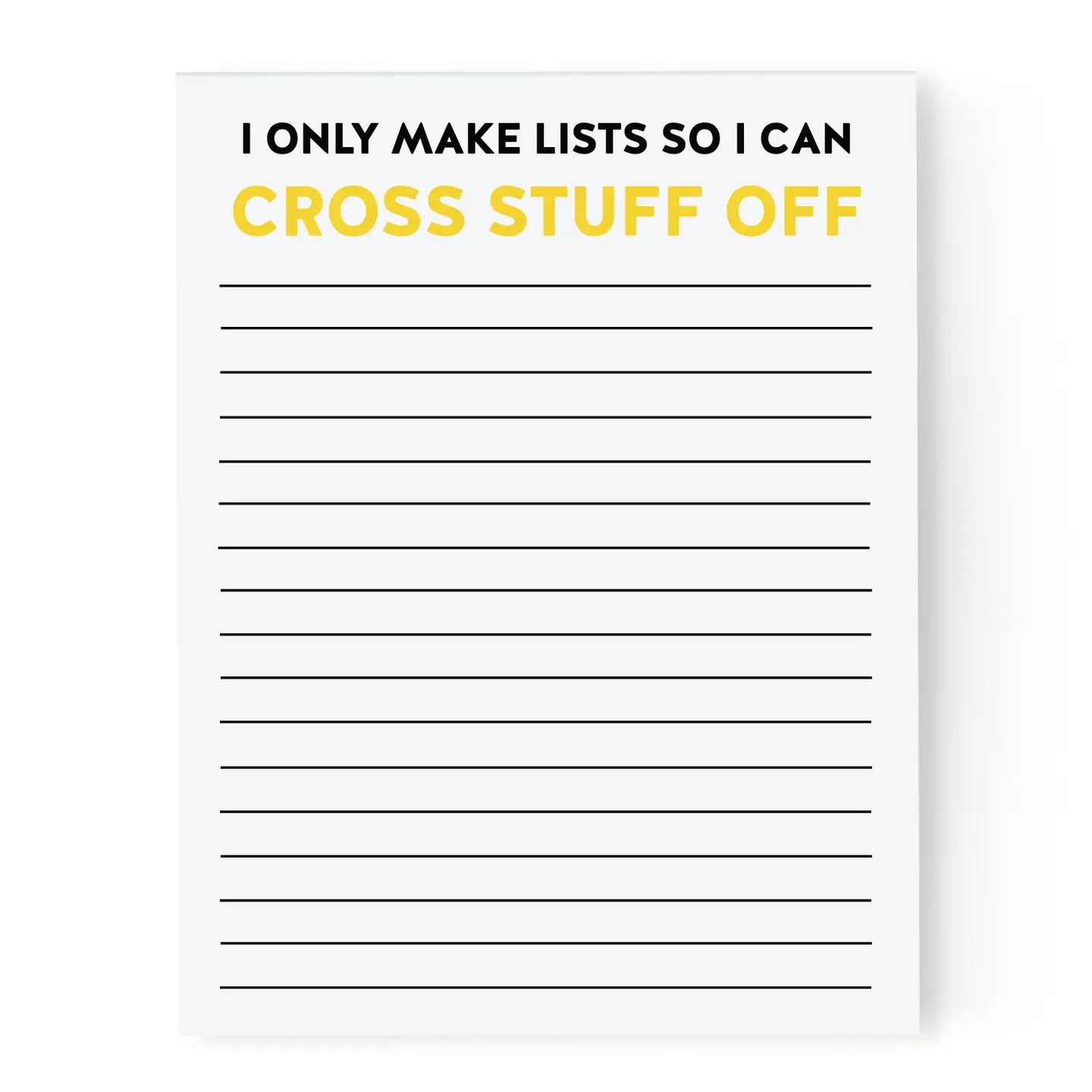 To Do List - Notepad With Magnet (Cross Stuff Off)
