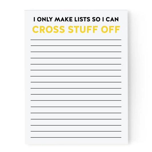 To Do List - Notepad With Magnet (Cross Stuff Off)