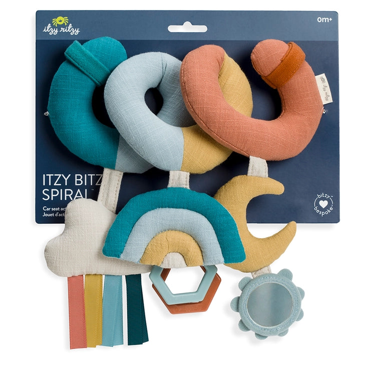 Itzy Ritzy - Spiral Car Seat Activity Toy (Rainbow)