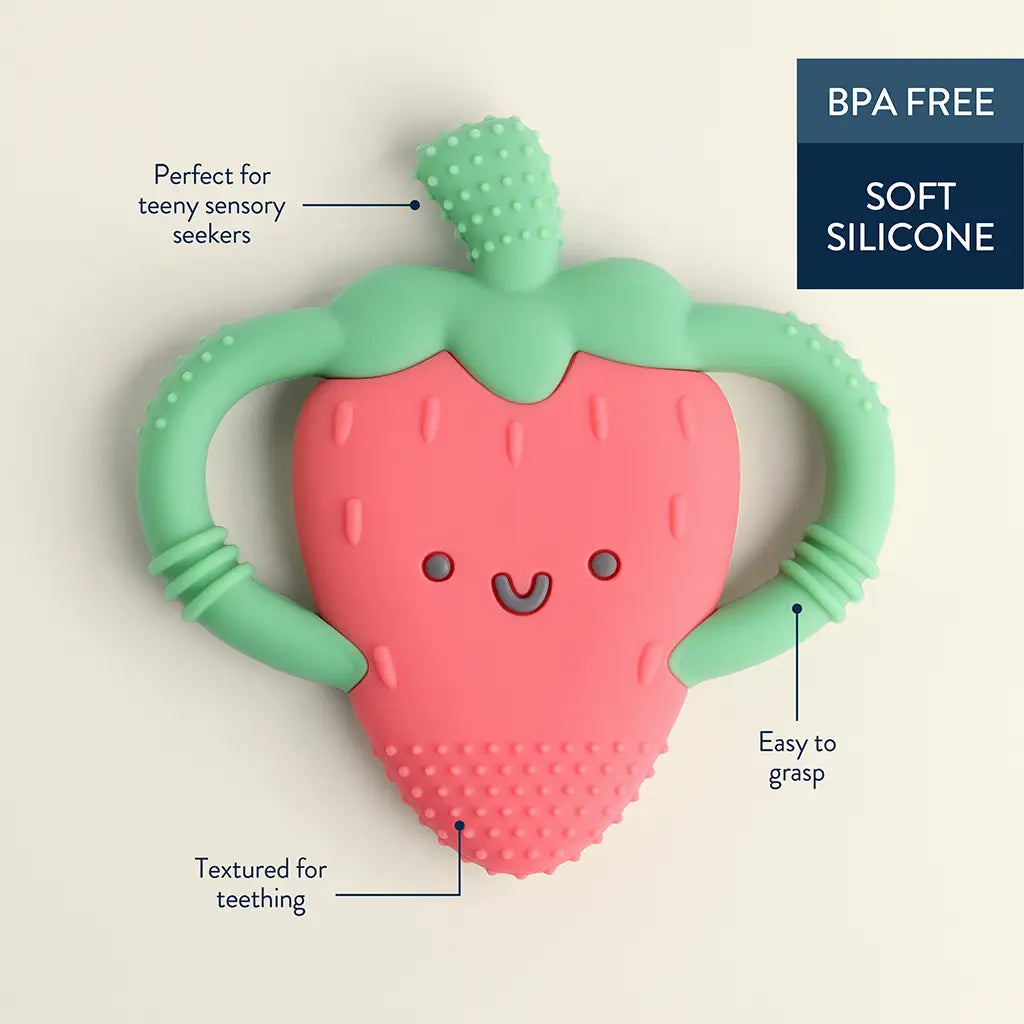 Itzy Ritzy - Strawberry Teether