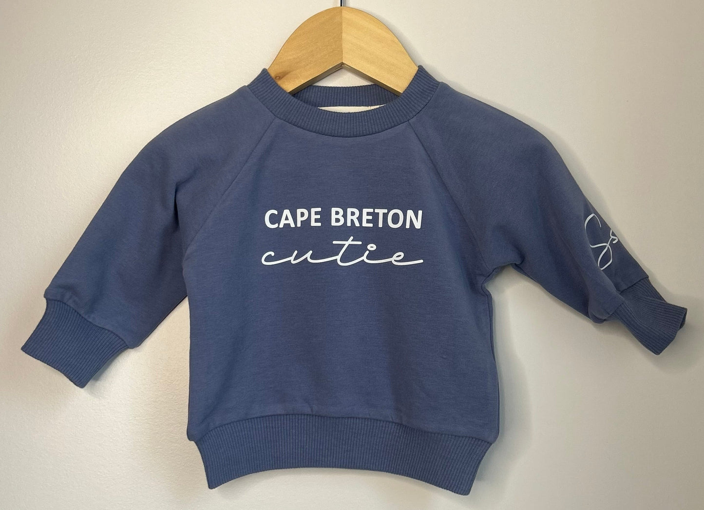Sawyer + Sunny - Cape Breton Cutie Crewneck Sweater (Blue)