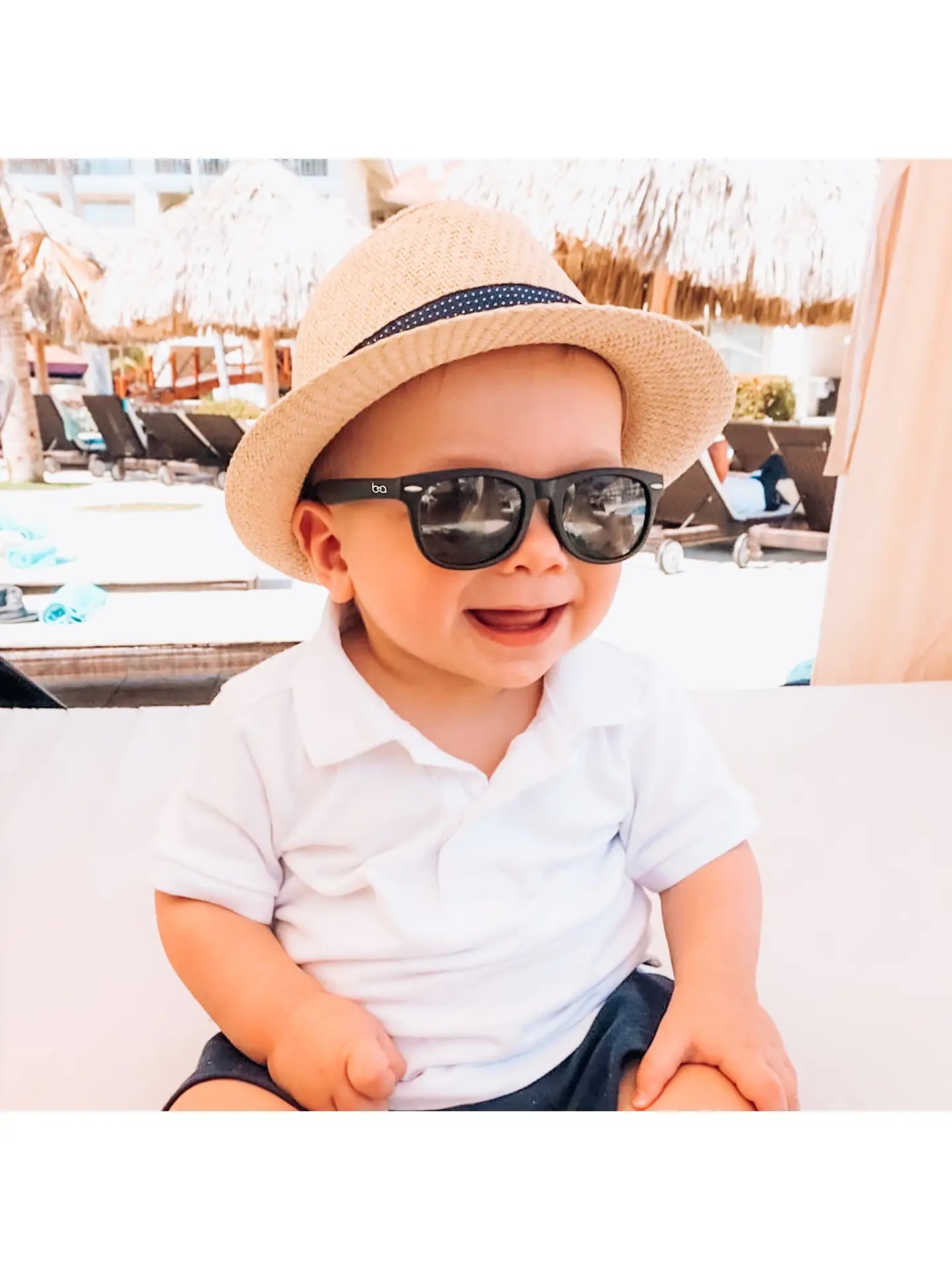 Babyfied Apparel - Classic Baby Sunglasses with Strap (age 6-24months)