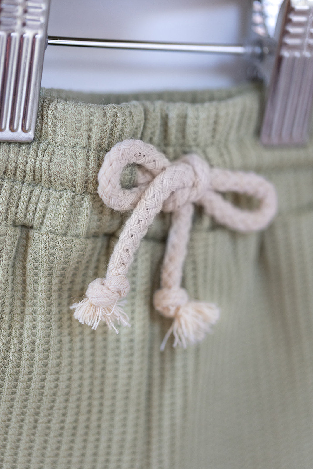 Sawyer + Sunny - Waffle Short Set (Dewdrop Green)