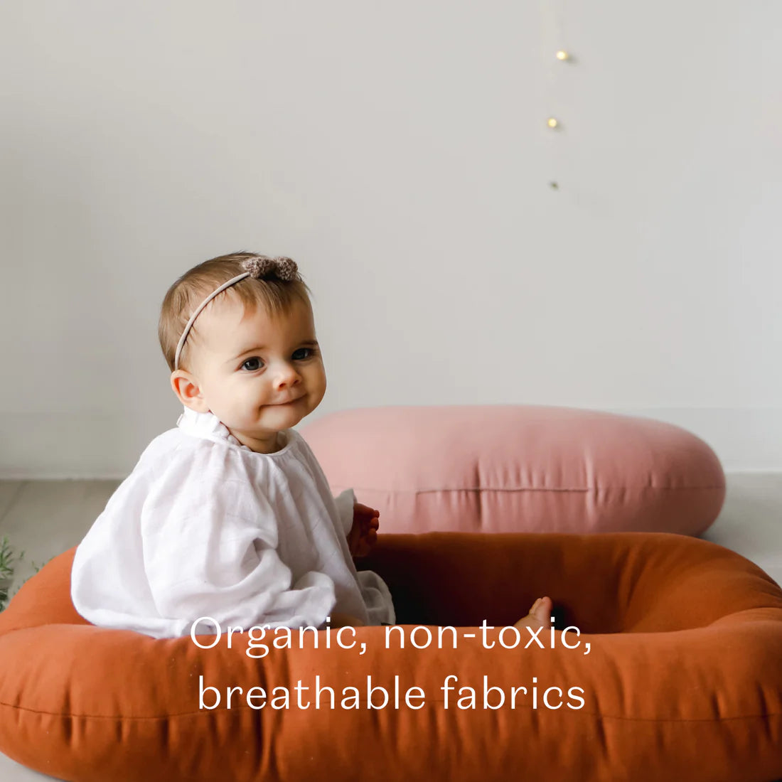 Snuggle Me Organic - Infant Bare Lounger (Gingerbread)