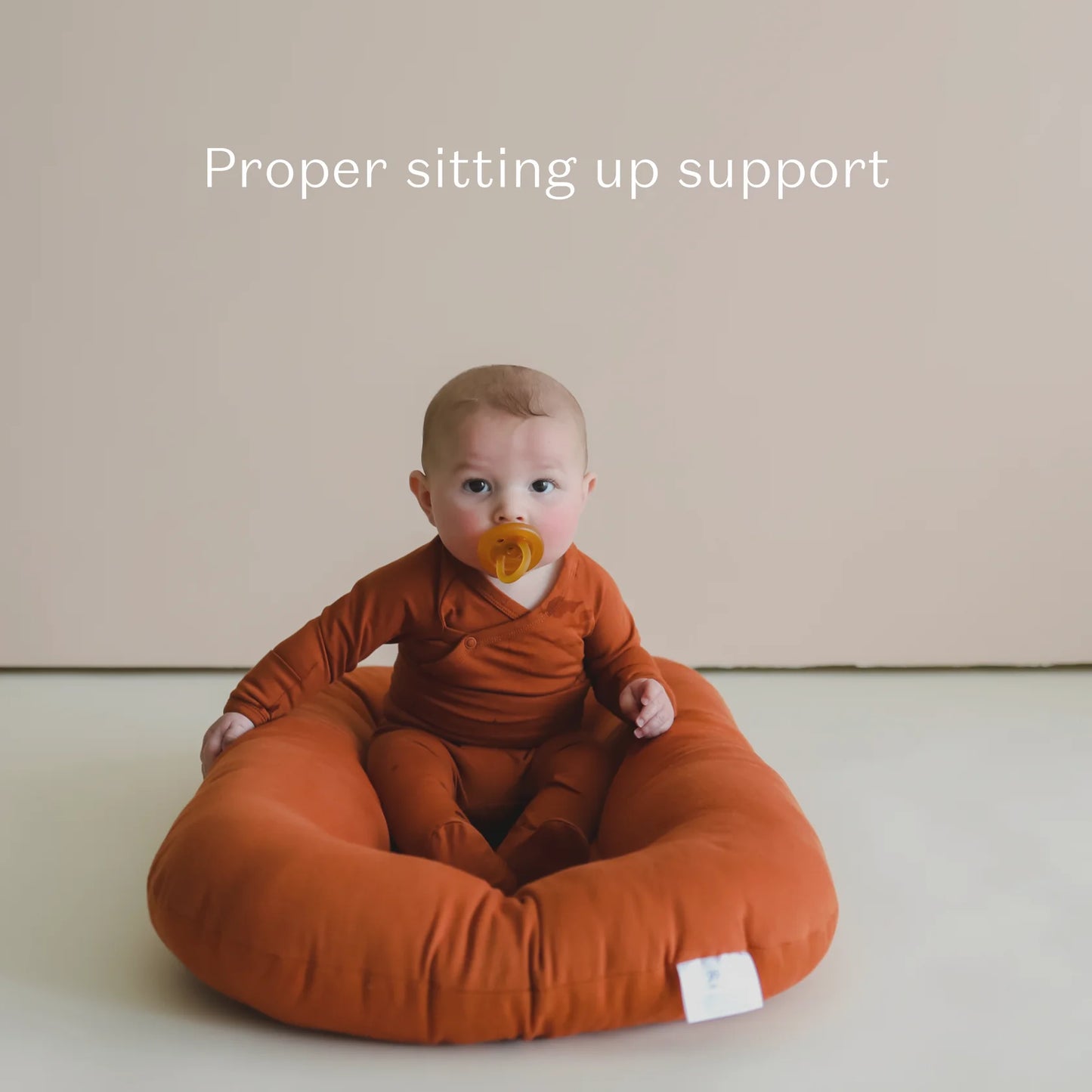 Snuggle Me Organic - Infant Bare Lounger (Gingerbread)