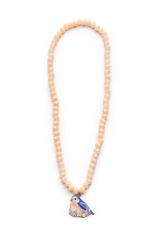 Great Pretenders - Spring Bluebird Necklace