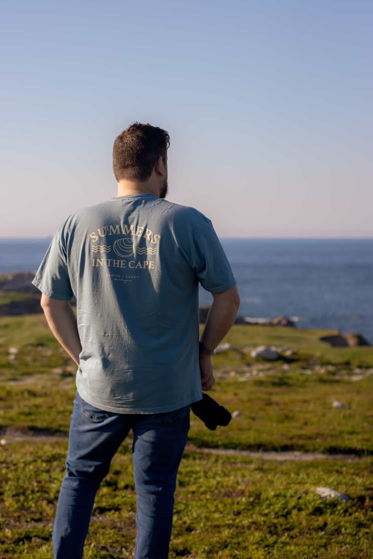 Sawyer + Sunny - Summers in the Cape - Short Sleeve Tee (Blue)
