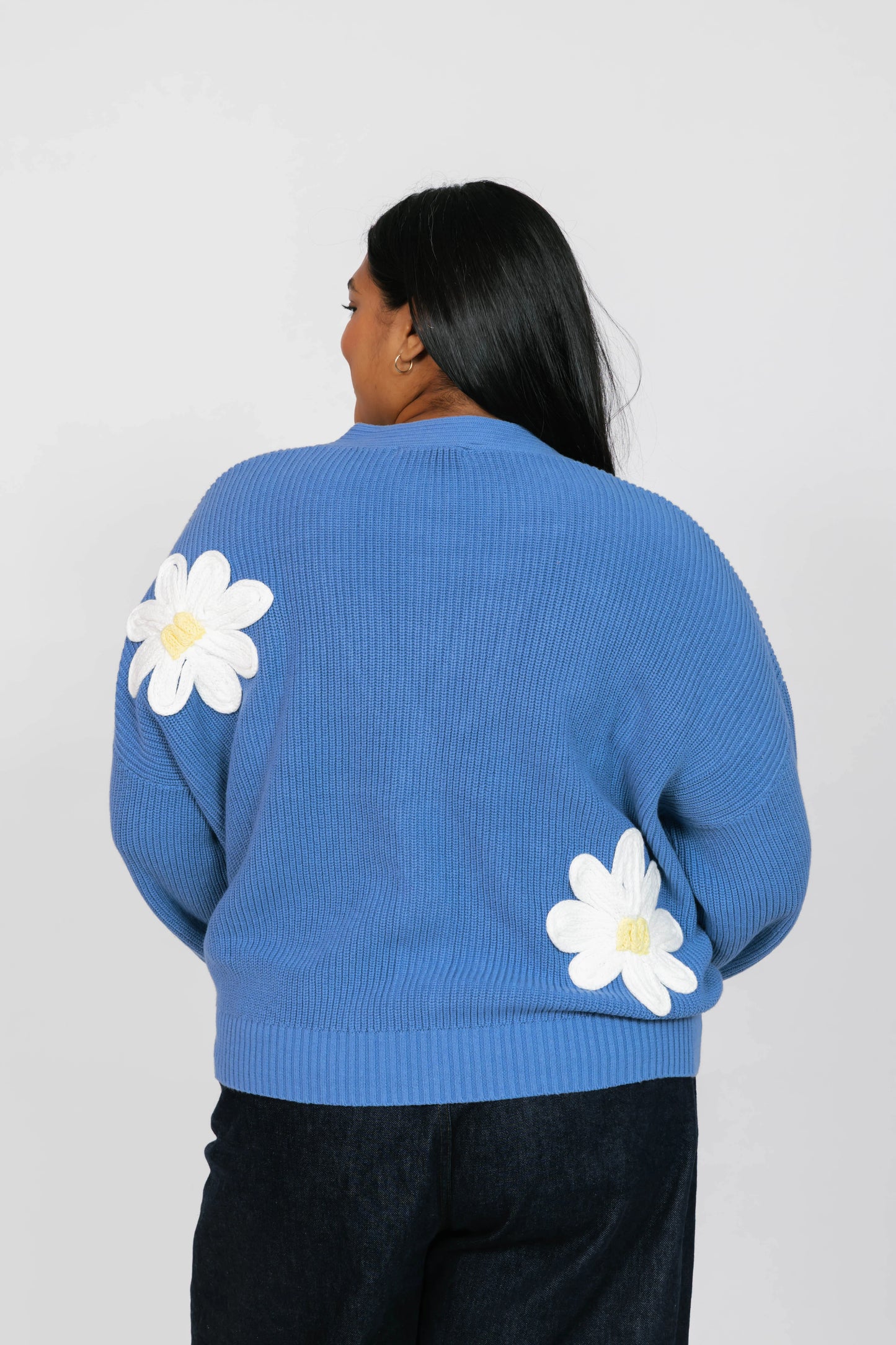 Smash + Tess - Nora Daisy Cardigan (Blue/Ivory)