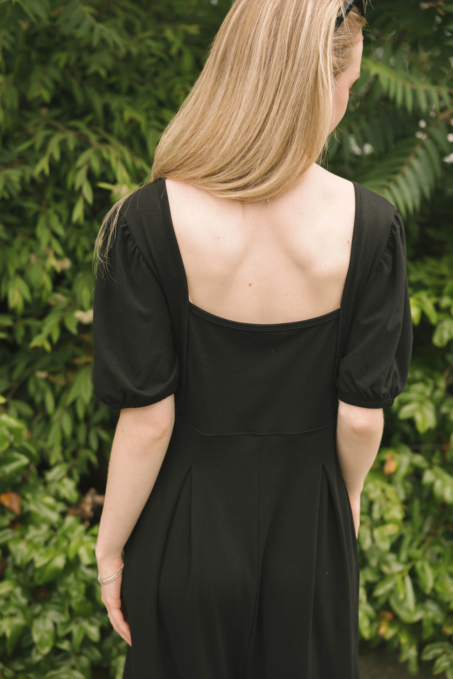 Smash + Tess - Patricia Cropped Romper (Midnight Black)