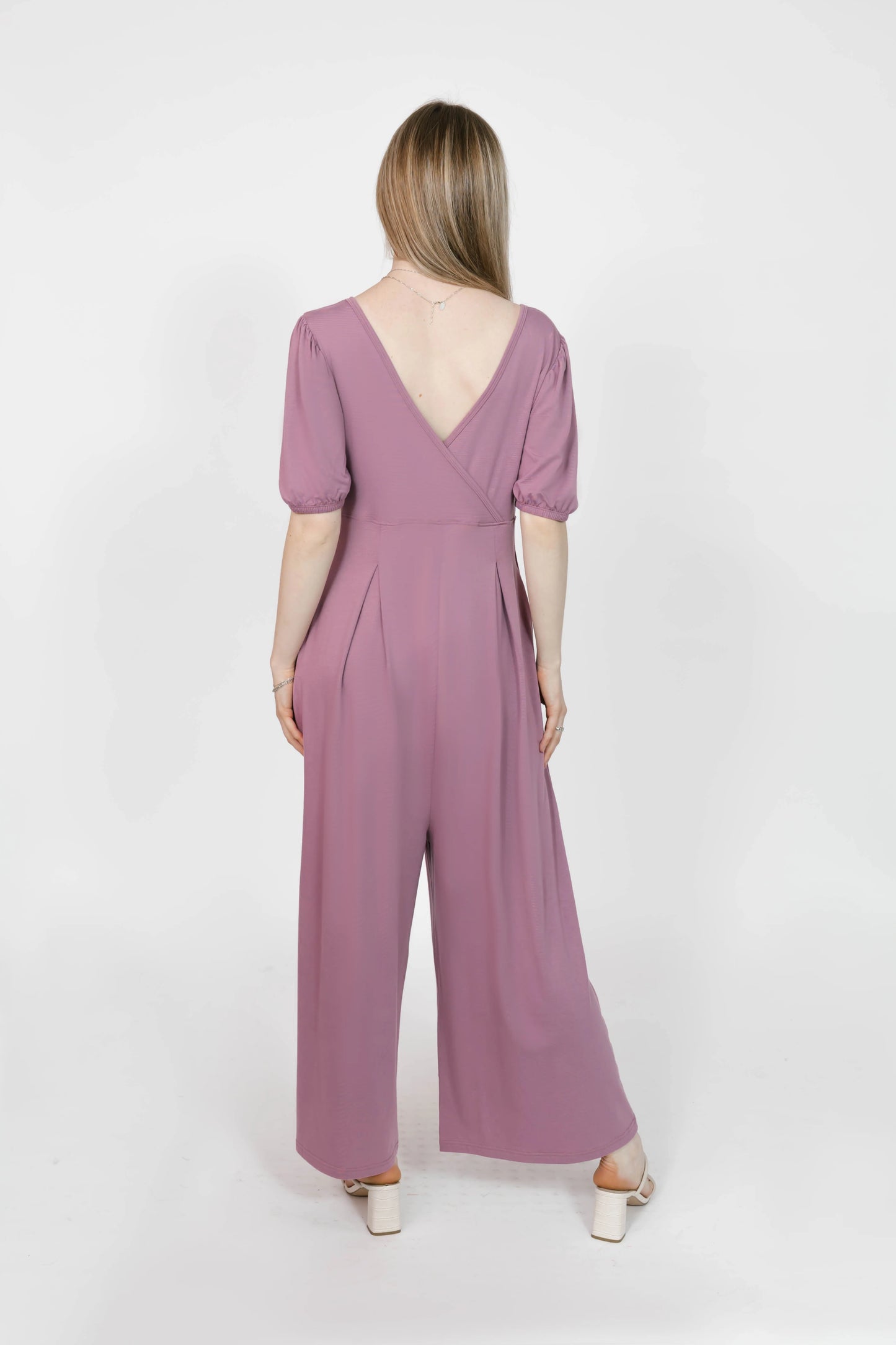 Smash + Tess - Patricia Cropped Romper (Ginger Mauve)