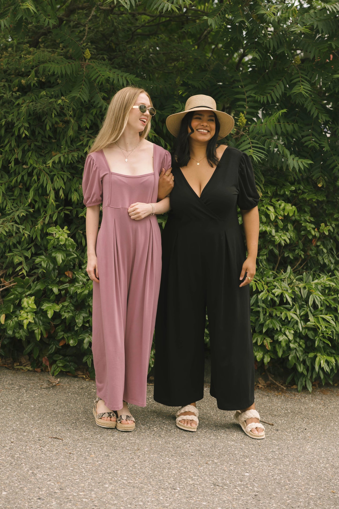 Smash + Tess - Patricia Cropped Romper (Ginger Mauve)