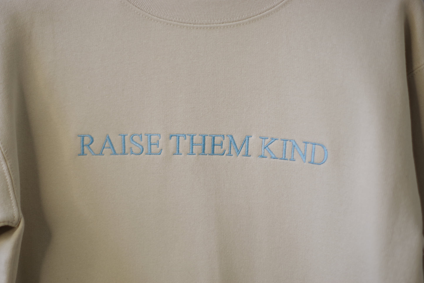 Sawyer + Sunny - Embroidered Crewneck Sweater (Raise Them Kind)