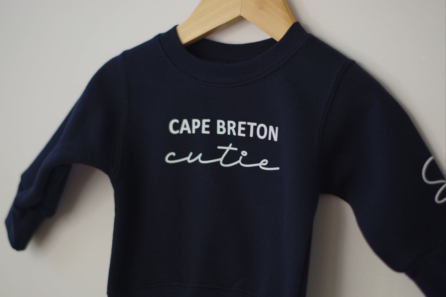 Sawyer + Sunny - Cape Breton Cutie Crewneck Sweater (Dark Navy)