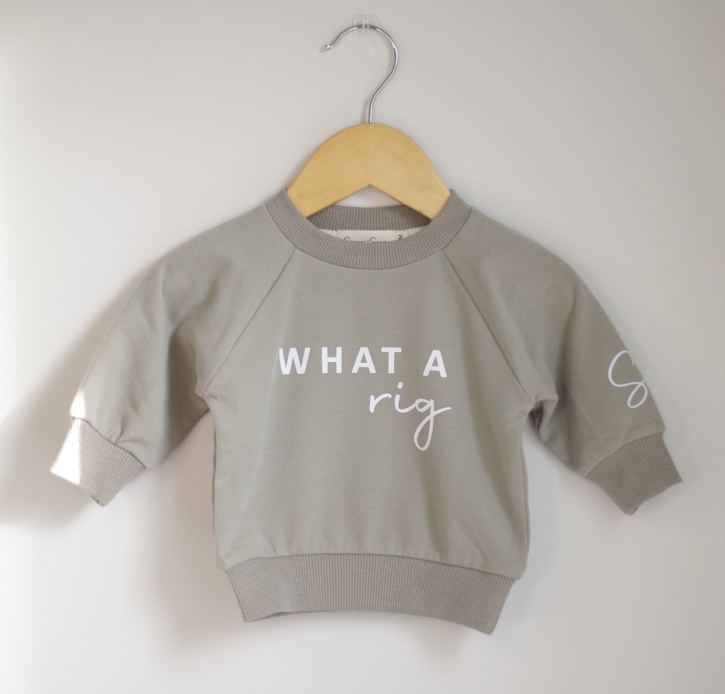 Sawyer + Sunny - What A Rig Crewneck Sweater (Green)