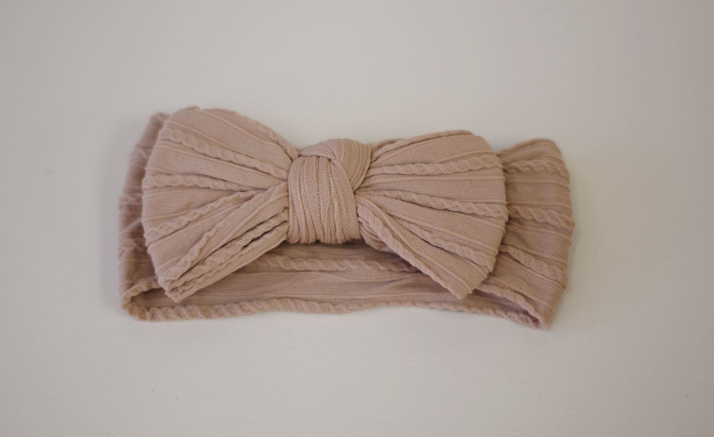 Harper Headband (Chocolate Icing)