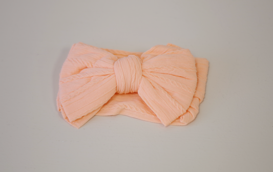 Harper Headband (Pale Peach)