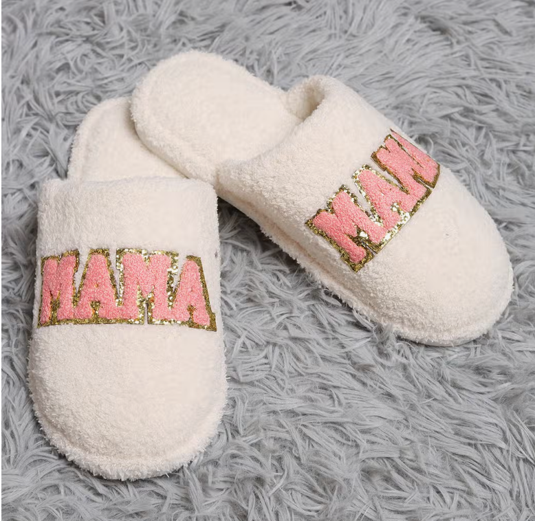 Mama Slippers (White)