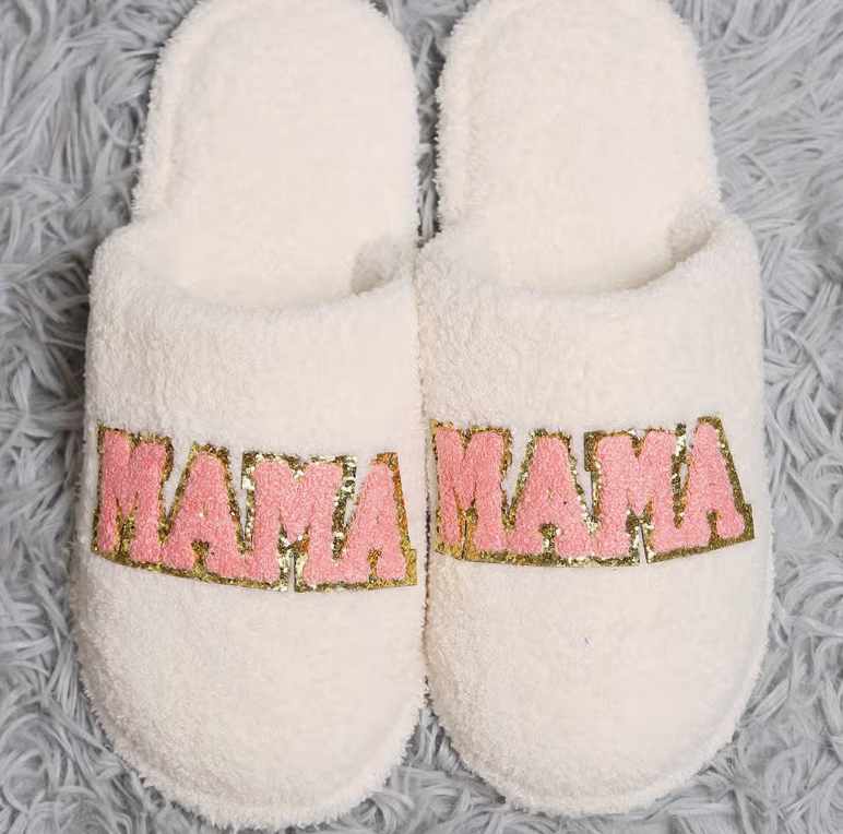 Mama Slippers (White)