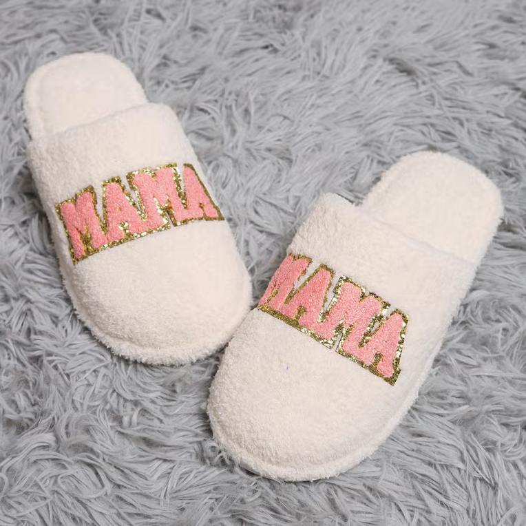 Mama Slippers (White)