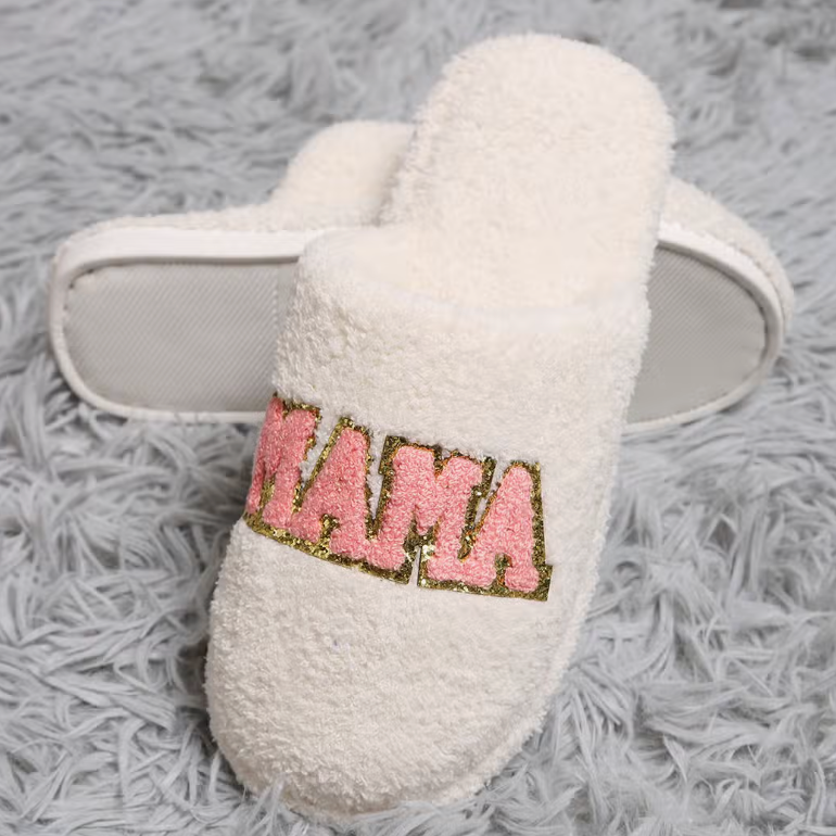 Mama Slippers (White)