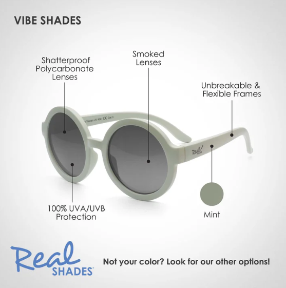 Real Shades Unbreakable UV Sunglasses (for Toddlers 2years+) - Vibe