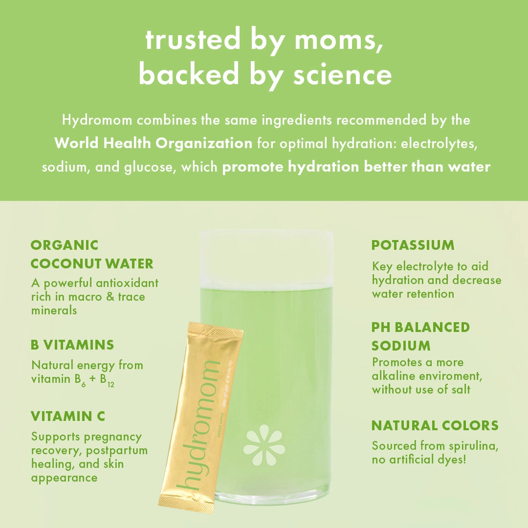 Boobie - Hydromom Drink Mix (Green Apple)