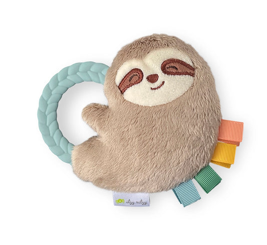 Ritzy Rattle Pal Plush Rattle Pal with Teether (Sloth)