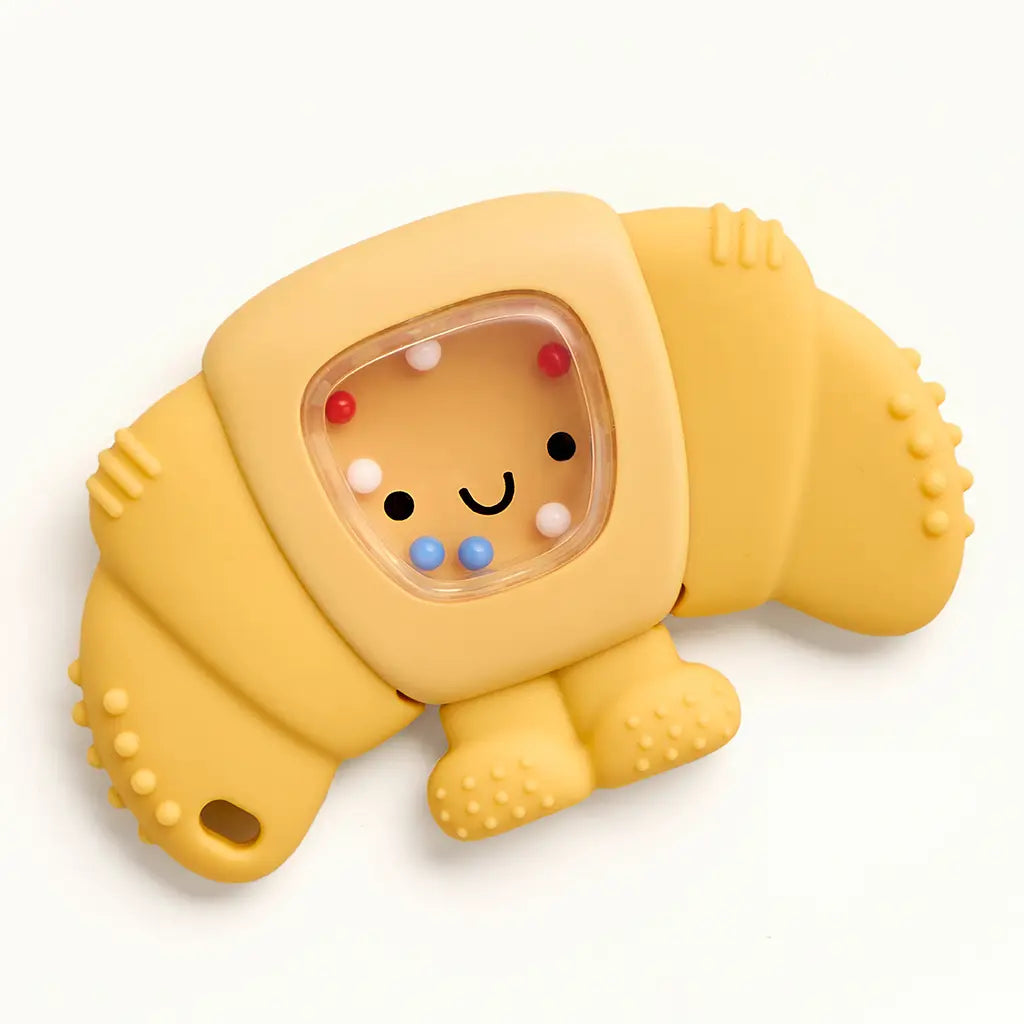 Itzy Ritzy - Sweetie Shake Plus Rattle Toy (Croissant)